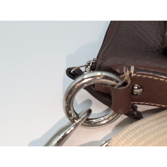 Coach Hamilton Brown Pebbled Leather Swingpack Crossbody Shoulder Bag - Picture 5 of 14